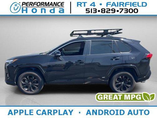 Midnight Black Metallic 2022 Toyota RAV4 Hybrid SE