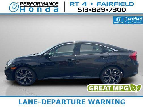 Crystal Black Pearl 2020 Honda Civic Sport