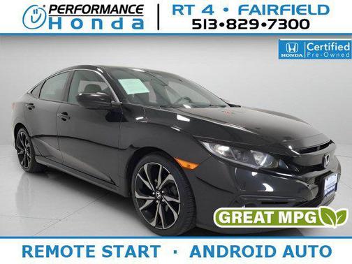 Crystal Black Pearl 2020 Honda Civic Sport