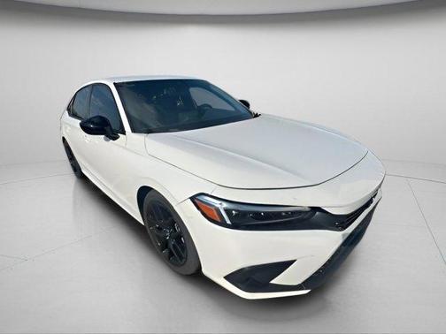 Platinum White Pearl 2023 Honda Civic Sport