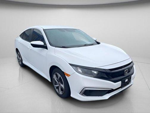 Platinum White Pearl 2019 Honda Civic LX