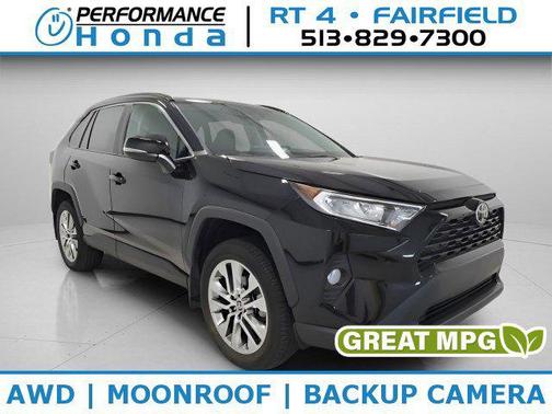 Midnight Black Metallic 2021 Toyota RAV4 XLE Premium