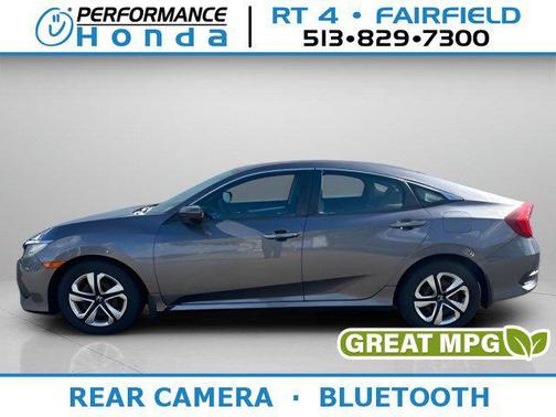 Gray 2016 Honda Civic LX