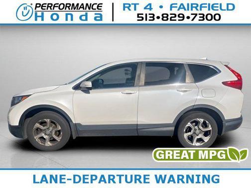 White Diamond Pearl 2017 Honda CR-V EX-L