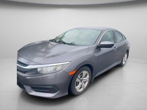 Modern Steel Metallic 2018 Honda Civic LX