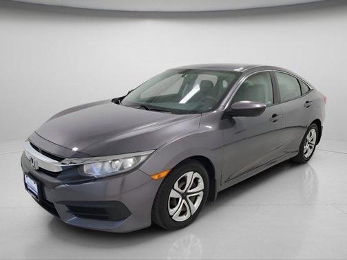 Modern Steel Metallic 2018 Honda Civic LX