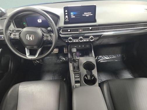 Boost Blue Pearl 2025 Honda Civic Hybrid Sport Touring