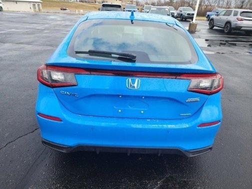 Boost Blue Pearl 2025 Honda Civic Hybrid Sport Touring