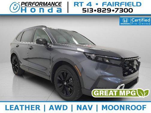 Meteorite Gray Metallic 2024 Honda CR-V Hybrid Sport Touring AWD