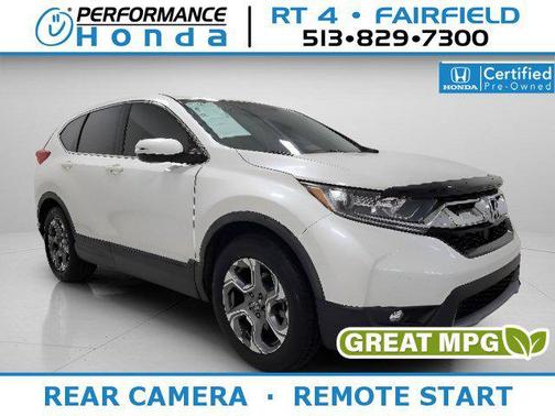 White Diamond Pearl 2018 Honda CR-V EX-L