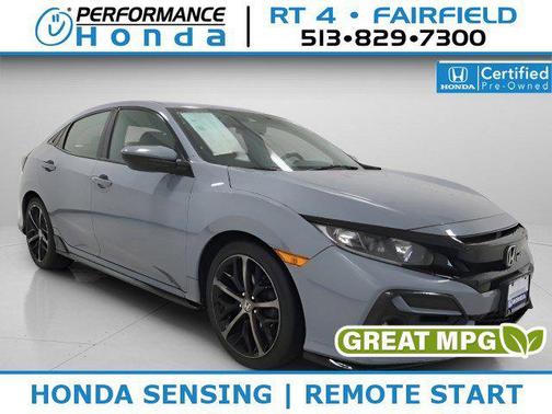 Sonic Gray Pearl 2021 Honda Civic Sport