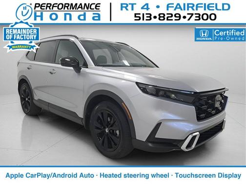 Silver 2026 Honda CR-V Hybrid Sport Touring AWD