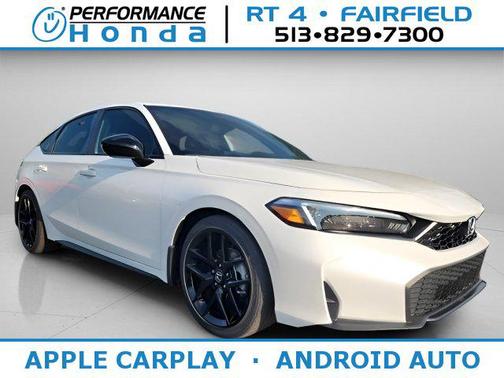 Platinum White Pearl 2026 Honda Civic Sport