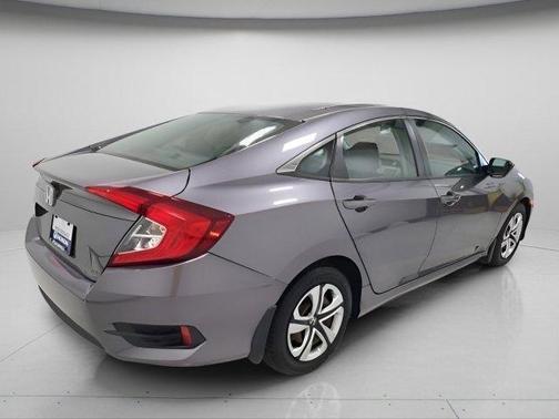 Modern Steel Metallic 2017 Honda Civic LX