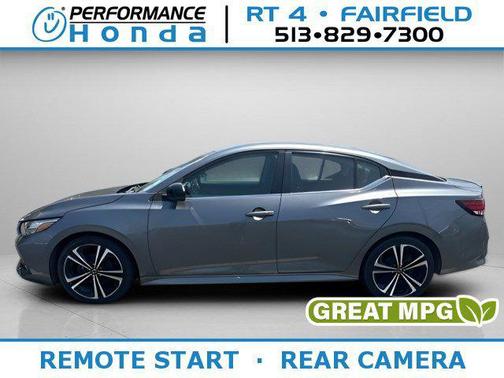 Gun Metallic 2021 Nissan Sentra SR