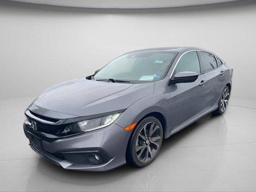 Modern Steel Metallic 2019 Honda Civic Sport