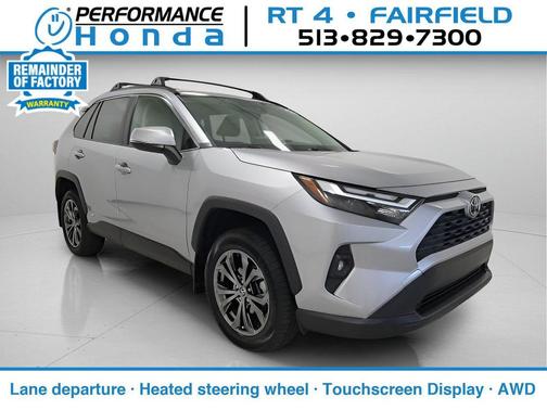 Silver Sky Metallic 2022 Toyota RAV4 Hybrid XLE Premium