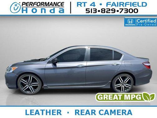 Modern Steel Metallic 2017 Honda Accord Sport
