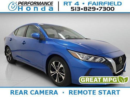 Electric Blue Metallic 2021 Nissan Sentra SV