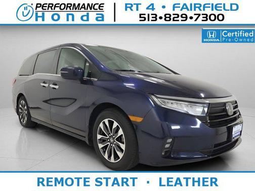 Obsidian Blue Pearl 2021 Honda Odyssey EX-L
