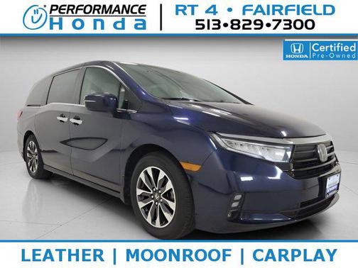 Obsidian Blue Pearl 2021 Honda Odyssey EX-L