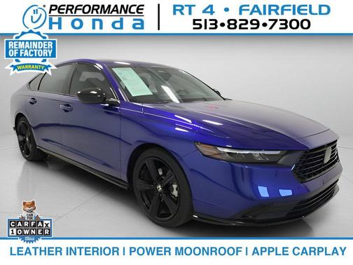 Canyon River Blue Metallic 2025 Honda Accord Hybrid Sport-L