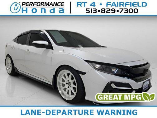 Platinum White Pearl 2021 Honda Civic Sport