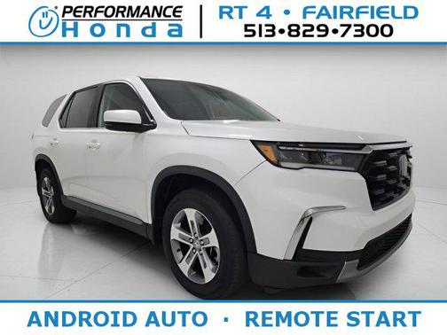 Platinum White Pearl 2023 Honda Pilot AWD EX-L 8 Passenger