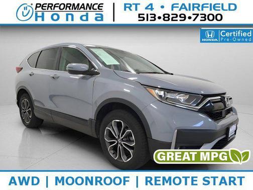 Gray 2020 Honda CR-V AWD EX
