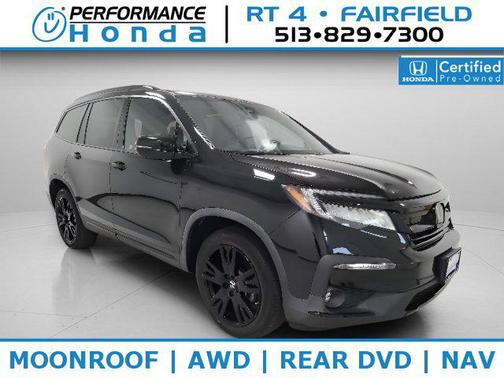 Crystal Black Pearl 2021 Honda Pilot AWD Black Edition