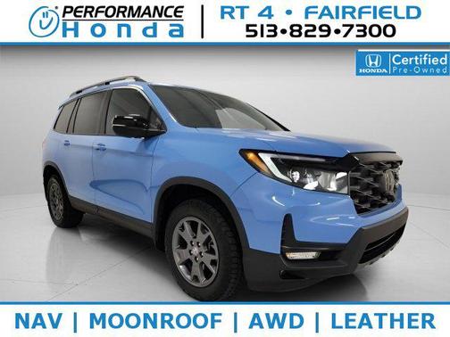 Diffused Sky Pearl 2024 Honda Passport AWD TrailSport