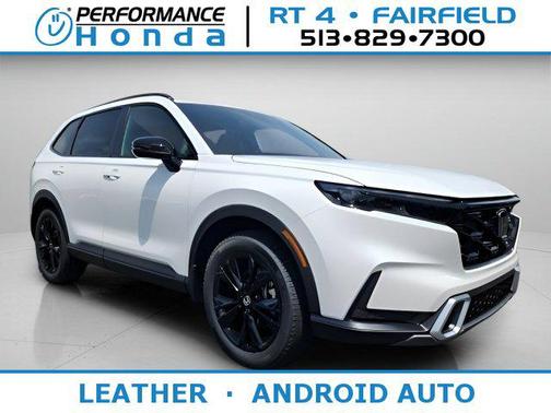 Platinum White Pearl 2026 Honda CR-V Hybrid Sport Touring AWD