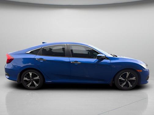 Aegean Blue Metallic 2017 Honda Civic Touring
