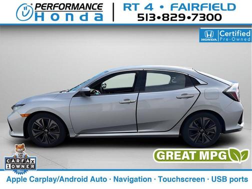 Lunar Silver Metallic 2017 Honda Civic EX-L Navi