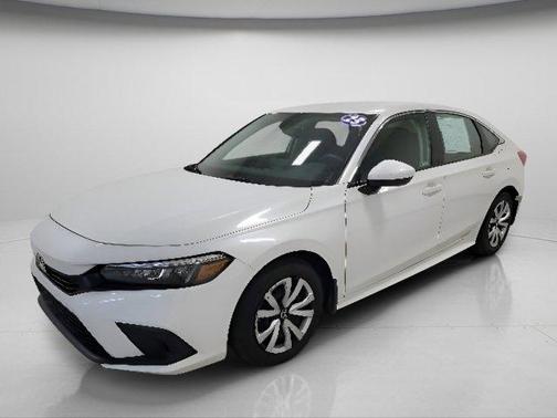 Platinum White Pearl 2023 Honda Civic LX