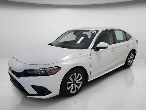 Platinum White Pearl 2023 Honda Civic LX