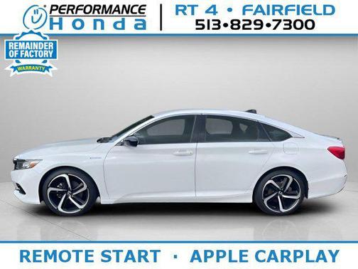 Platinum White Pearl 2022 Honda Accord Hybrid Sport