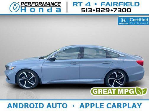 Sonic Gray Pearl 2021 Honda Accord Sport 1.5T