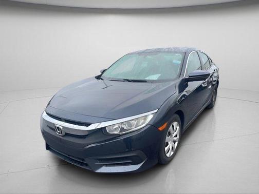 Modern Steel Metallic 2018 Honda Civic LX