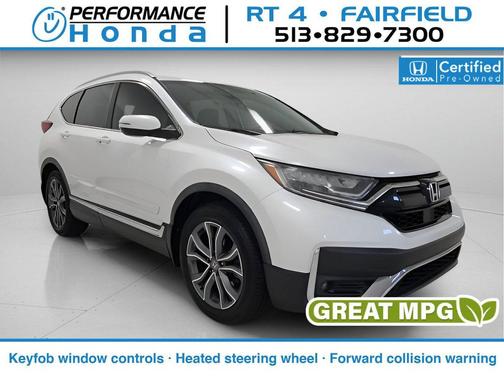 Platinum White Pearl 2021 Honda CR-V 2WD Touring