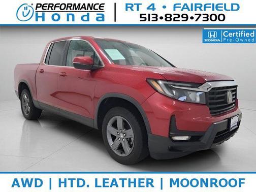 Radiant Red Metallic II 2021 Honda Ridgeline RTL