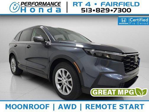 Gray 2024 Honda CR-V EX AWD