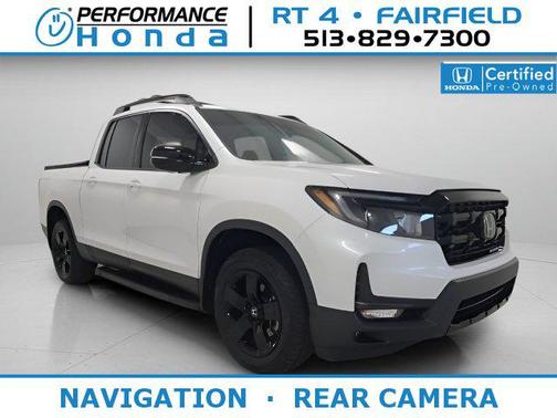 Platinum White Pearl 2024 Honda Ridgeline Black