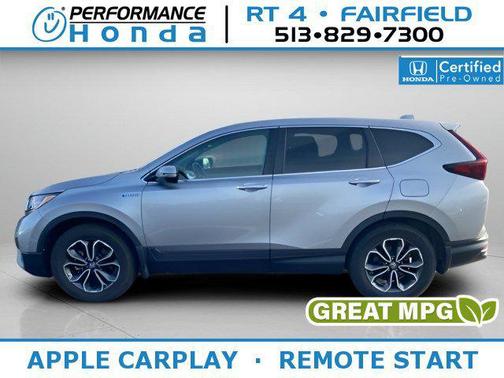 Lunar Silver Metallic 2021 Honda CR-V Hybrid EX-L