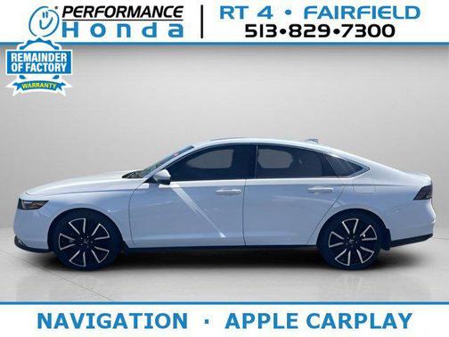 Platinum White Pearl 2023 Honda Accord Hybrid Touring