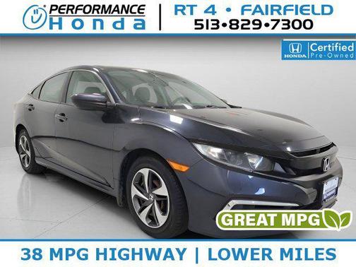 Cosmic Blue Metallic 2019 Honda Civic LX