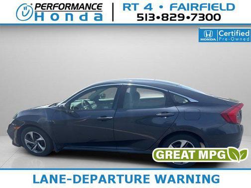 Cosmic Blue Metallic 2019 Honda Civic LX