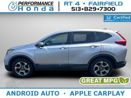 Lunar Silver Metallic 2018 Honda CR-V EX