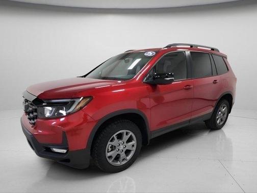 Radiant Red Metallic II 2025 Honda Passport AWD TrailSport