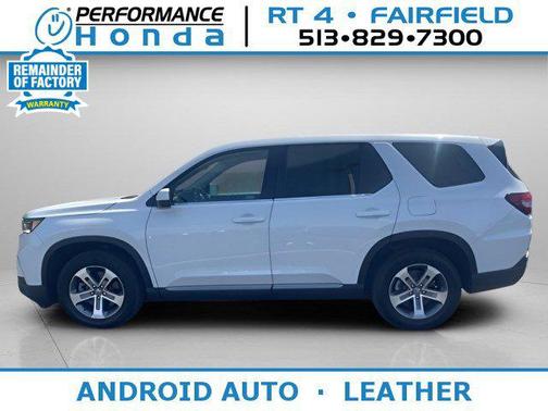 Platinum White Pearl 2023 Honda Pilot AWD EX-L 8 Passenger